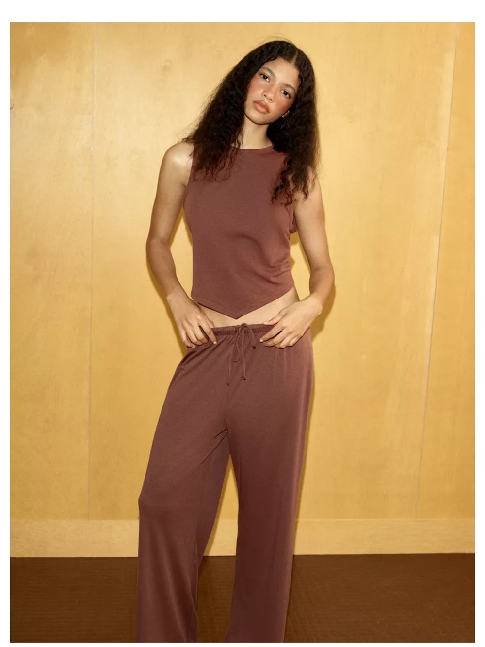 Zara flowy pants & top set. S